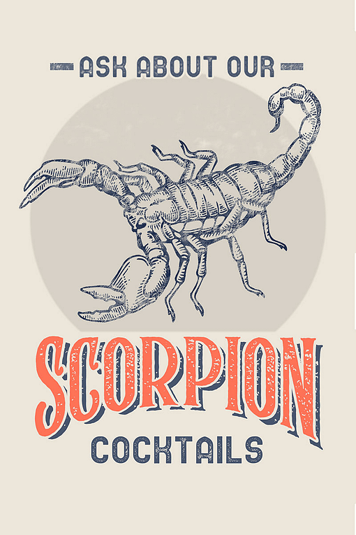 Real Scorpion Cocktails